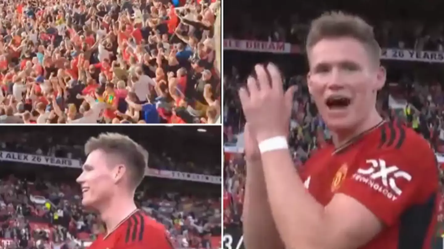 Man Utd fans are loving Scott McTominay's reaction to spine-tingling atmosphere at Old Trafford