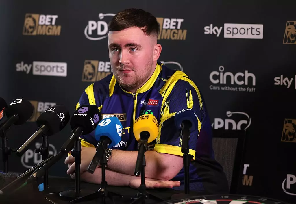 Luke Littler is friends with Angry Ginge (Credit:Getty)