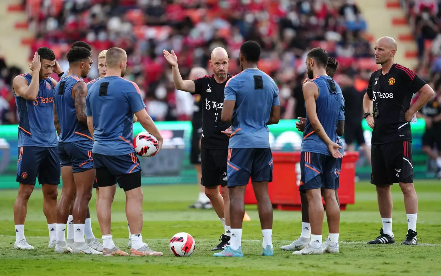 Ten Hag has guided United to two wins out of two in pre-season (Image: Alamy)