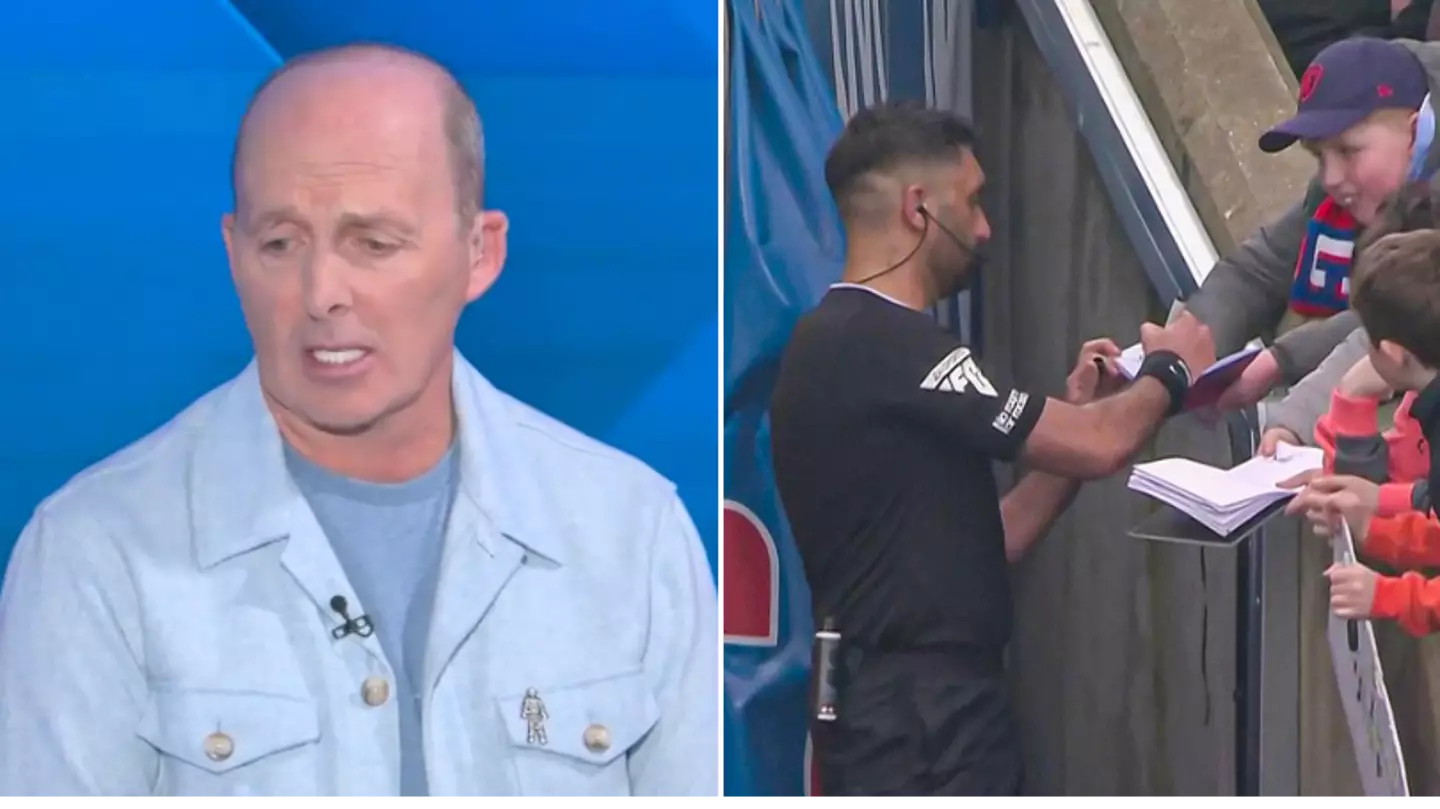 Mike Dean rips into Premier League referee on his debut after 'bang out of order' incident at half-time