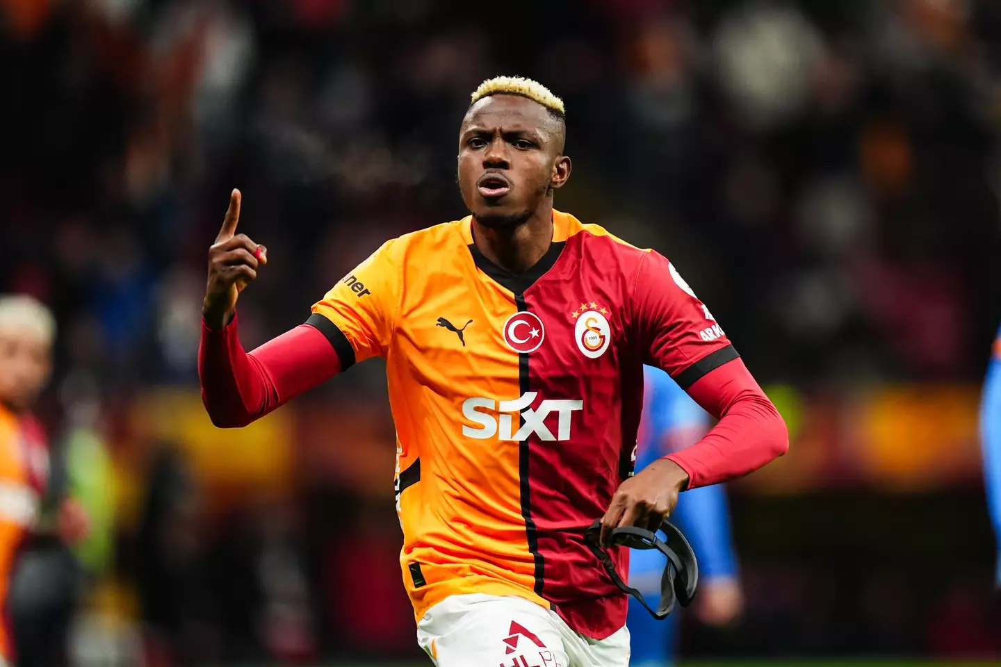 Victor Osimhen has been linked with replacing Darwin Nunez at Liverpool. Image: Getty