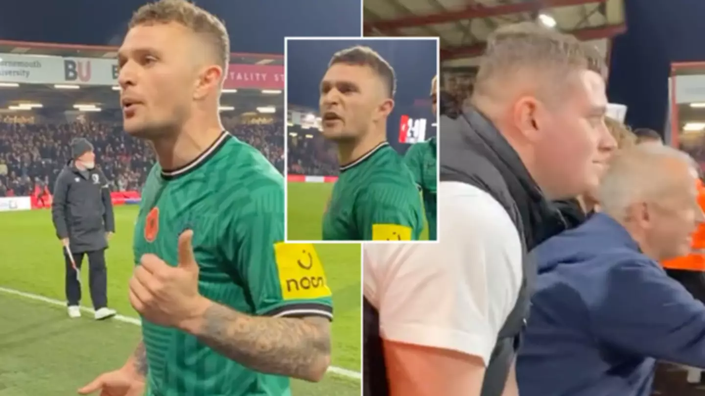 Kieran Trippier involved in heated exchange with Newcastle fans after defeat vs Bournemouth