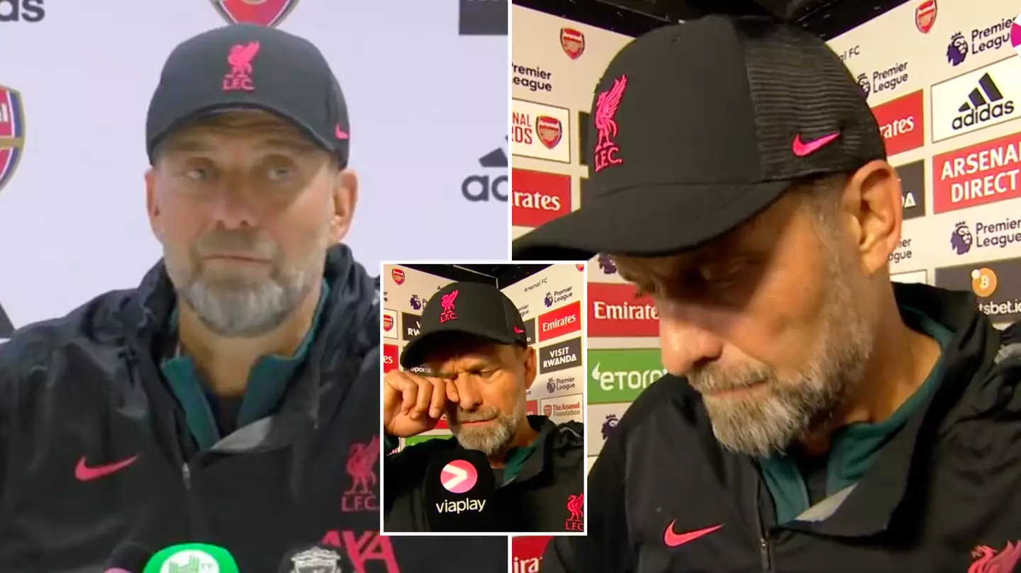 Jurgen Klopp is a 'broken man' who 'feels shame' about Liverpool's form according to body language expert