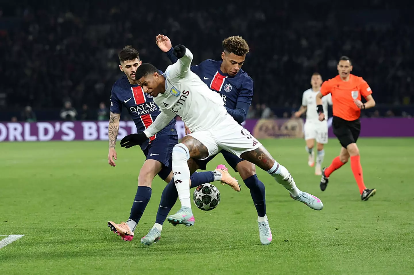 Marcus Rashford failed to impress during the first leg of the Champions League tie with Paris Saint-Germain. (Image: Getty)