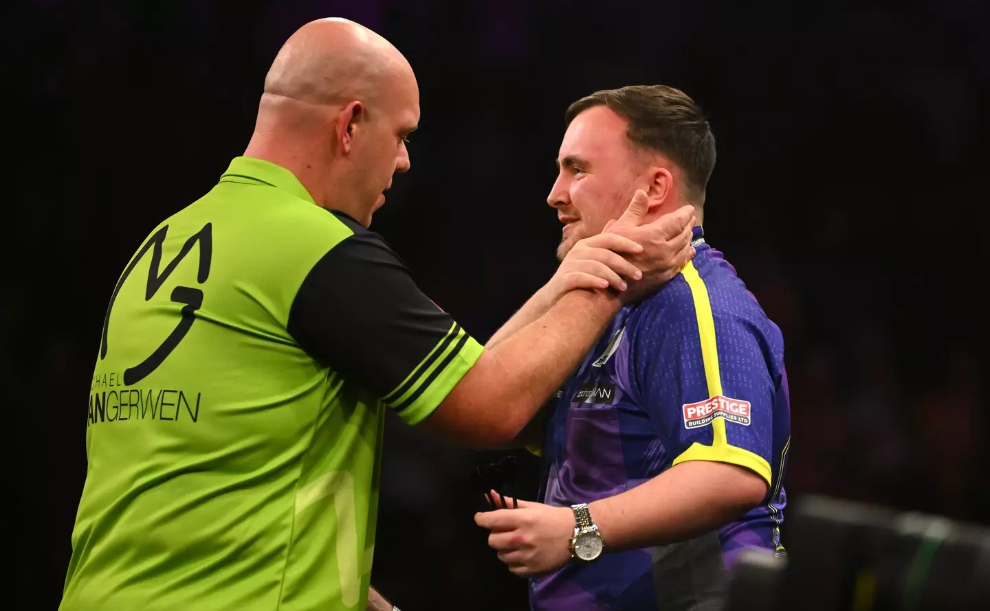 Van Gerwen and Littler have faced each other 12 times in their career, with six wins apiece. Image credit: Getty