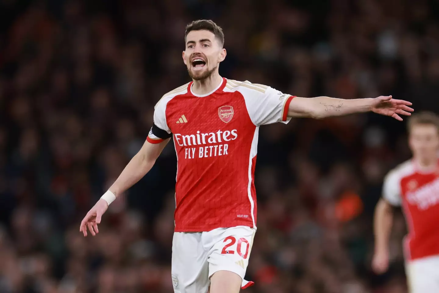 Jorginho in action for Arsenal. Image: Getty