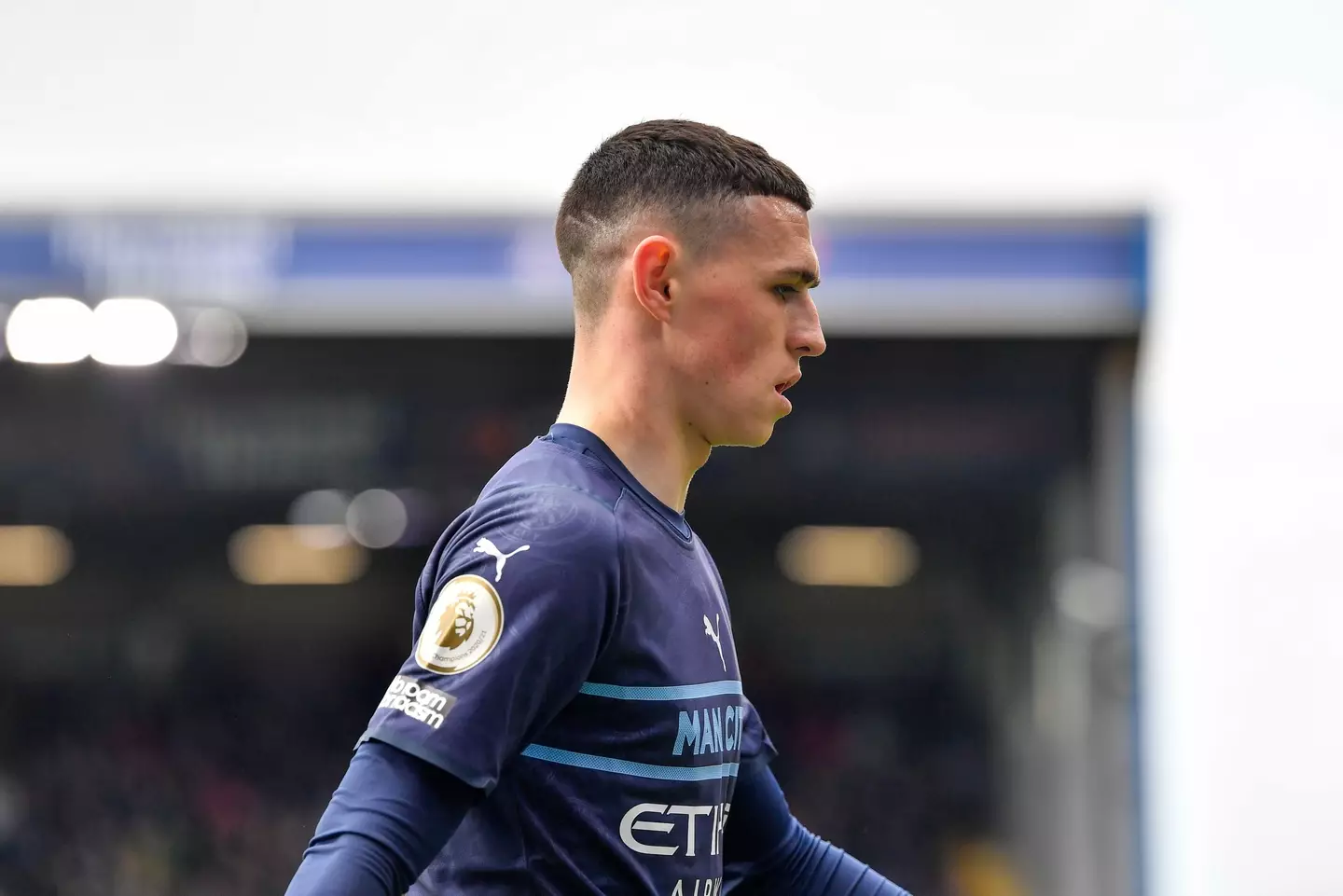 Phil Foden in Premier League action for Manchester City. Action Plus Sports Images / Alamy