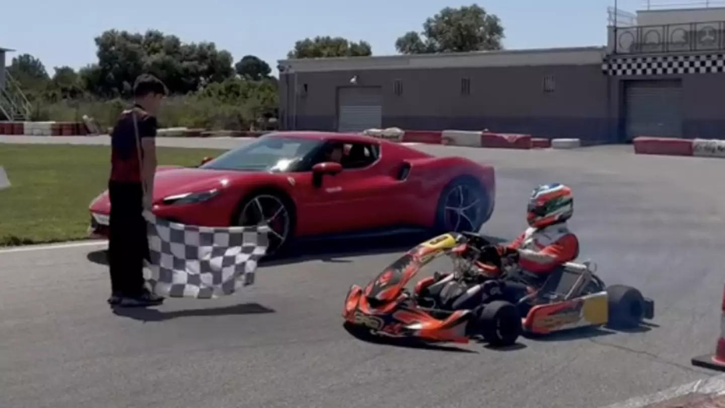 A Ferrari supercar raced a championship go-kart and the result shocked everyone