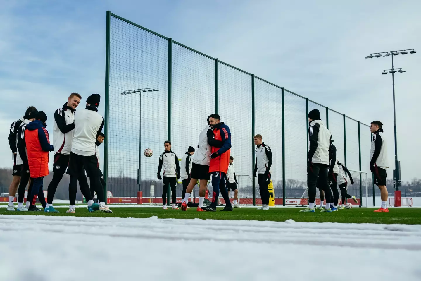 Amorim was involved in a training ground confrontation with Lisandro Martinez. Image credit: Getty