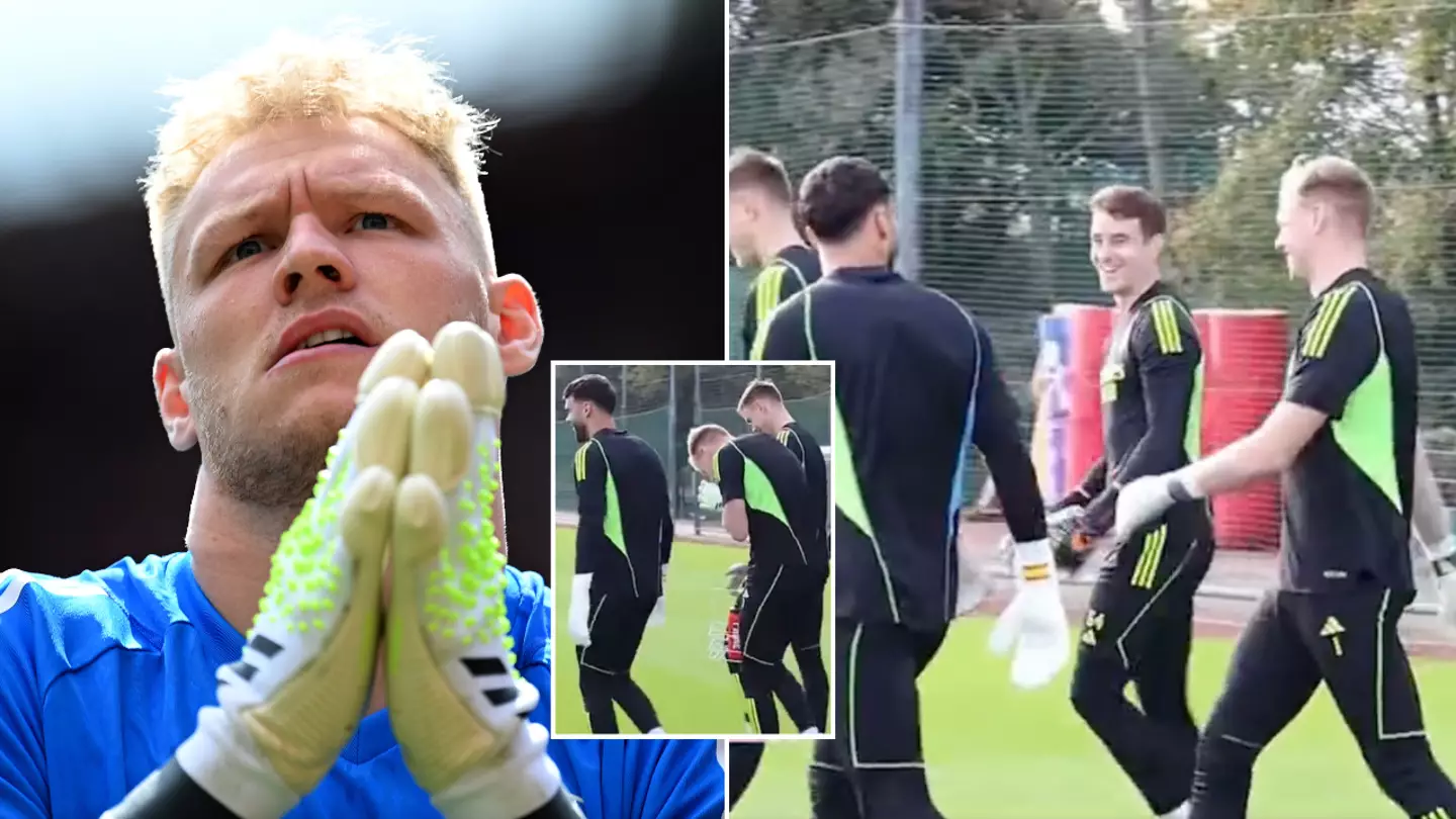 Aaron Ramsdale mocks David Raya situation amid Arsenal transfer speculation