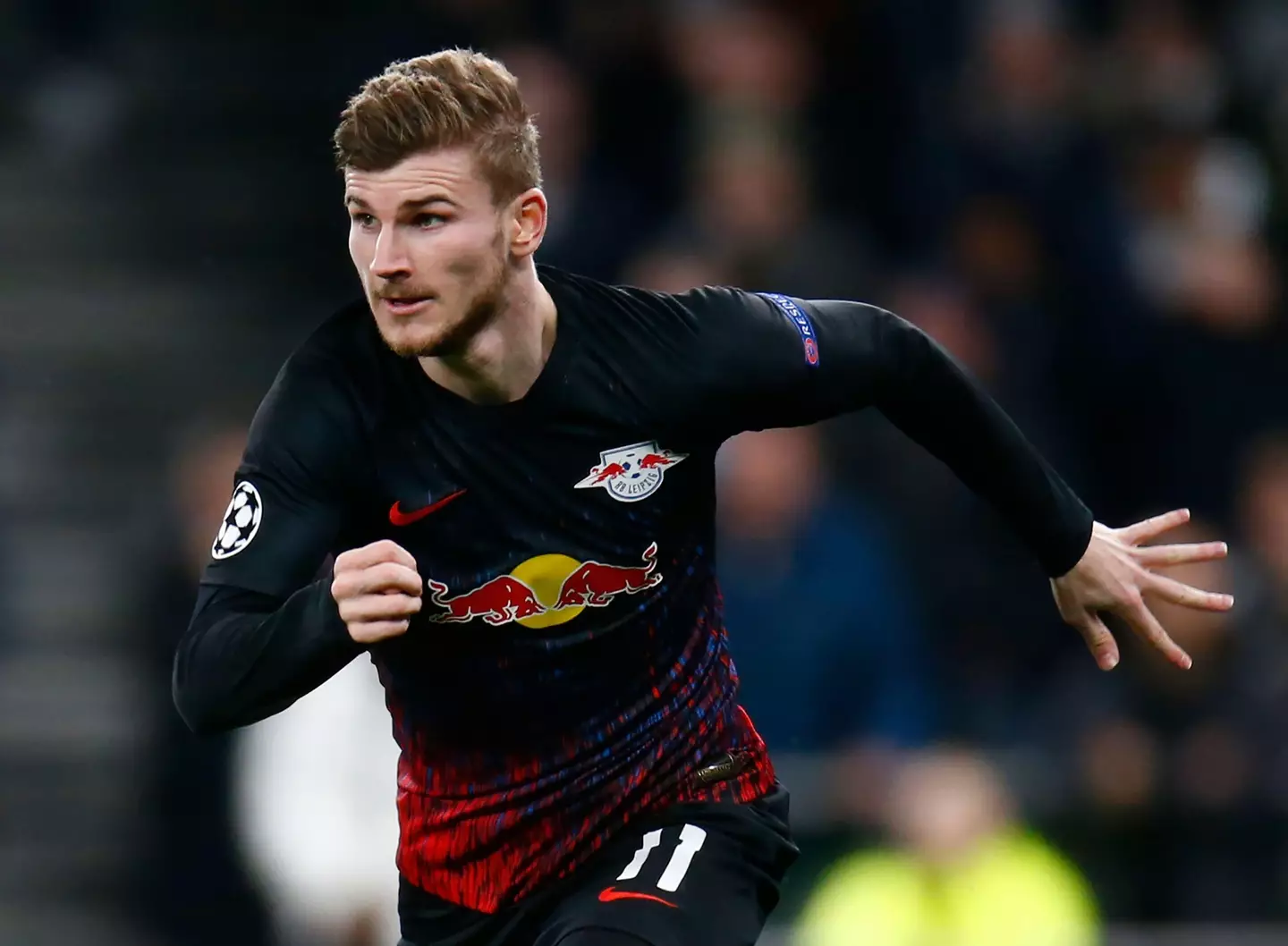 Timo Werner at RB Leipzig. (Alamy)