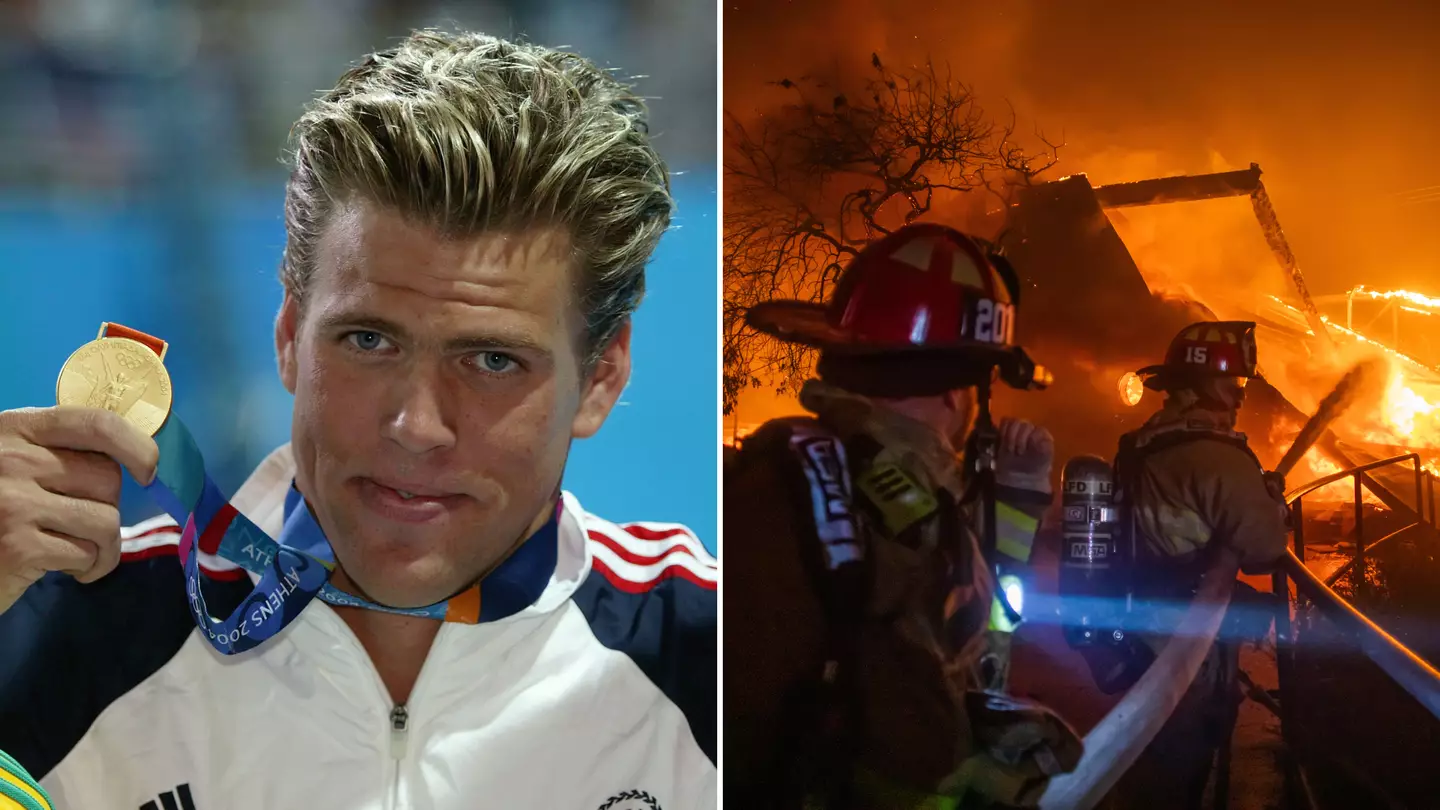 Ten-time Olympic medallist loses his home and all of his medals in devastating LA wildfires