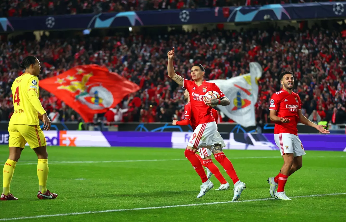 Nunez scored just after the cancelled meeting. Image: Alamy