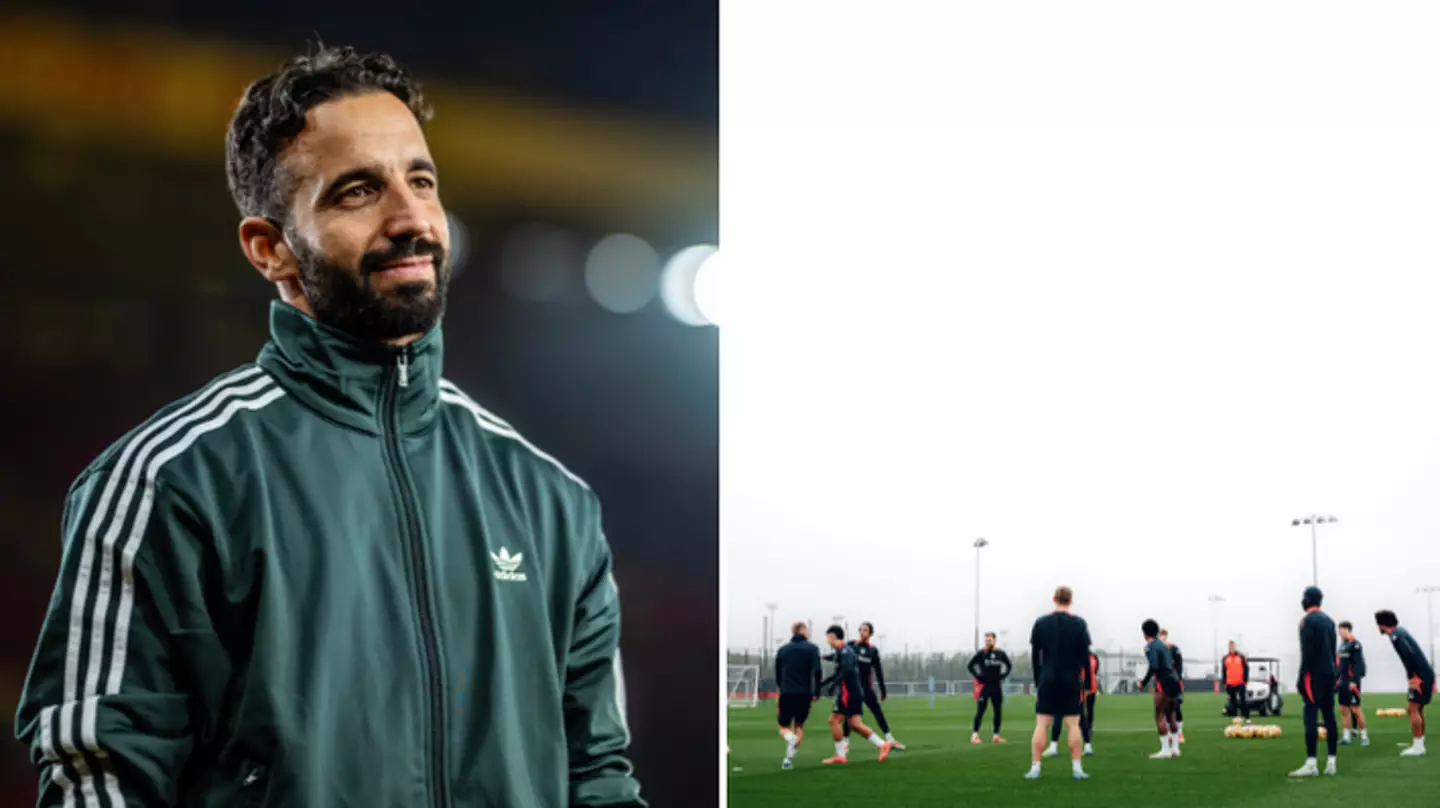 Ruben Amorim makes huge statement in his first training session as Man Utd manager with shock player involved
