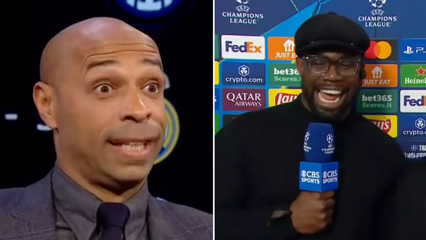 Thierry Henry calls out Micah Richards for what he did live on CBS Sports as Arsenal legend says 'I saw it'