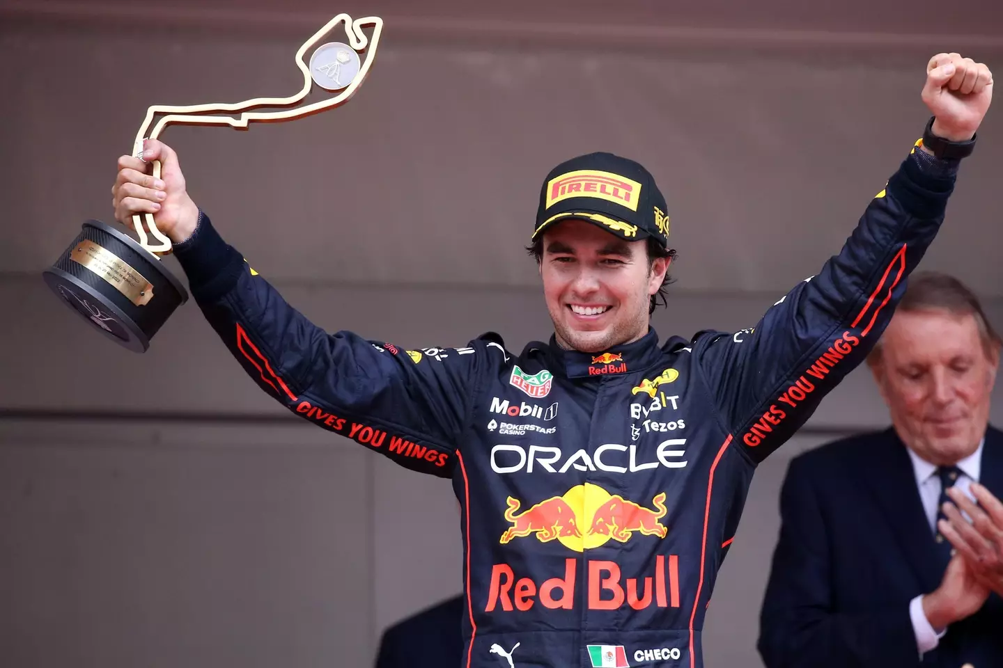 Perez won the Monaco GP for the first time last month (Image: PA)