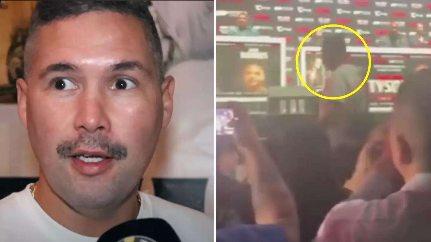 Tony Bellew reacts to being thrown out of Jake Paul vs Mike Tyson press conference as bold fight prediction made
