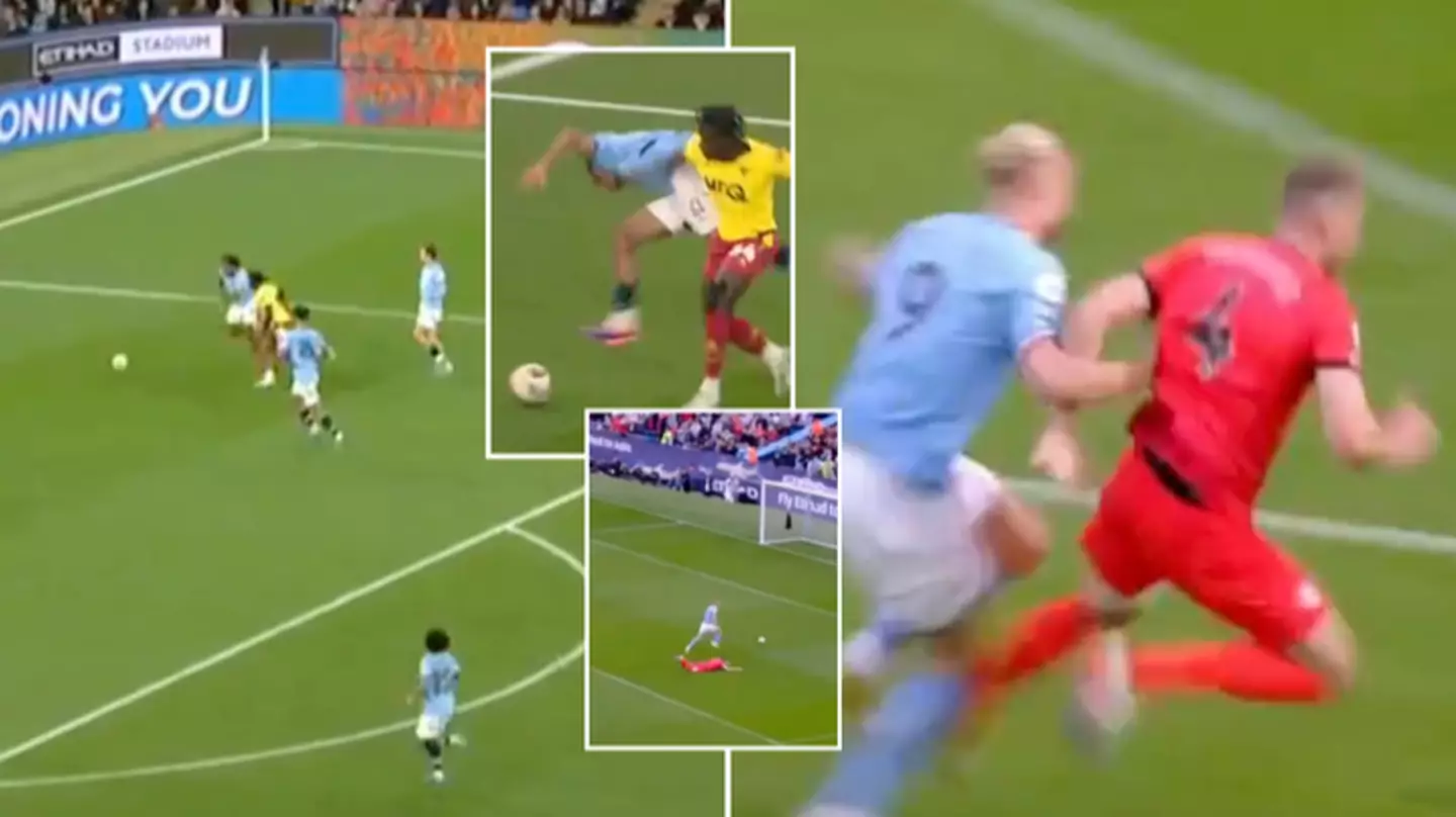 Watford post damning Erling Haaland video on TikTok to prove why goal vs Man City should have stood