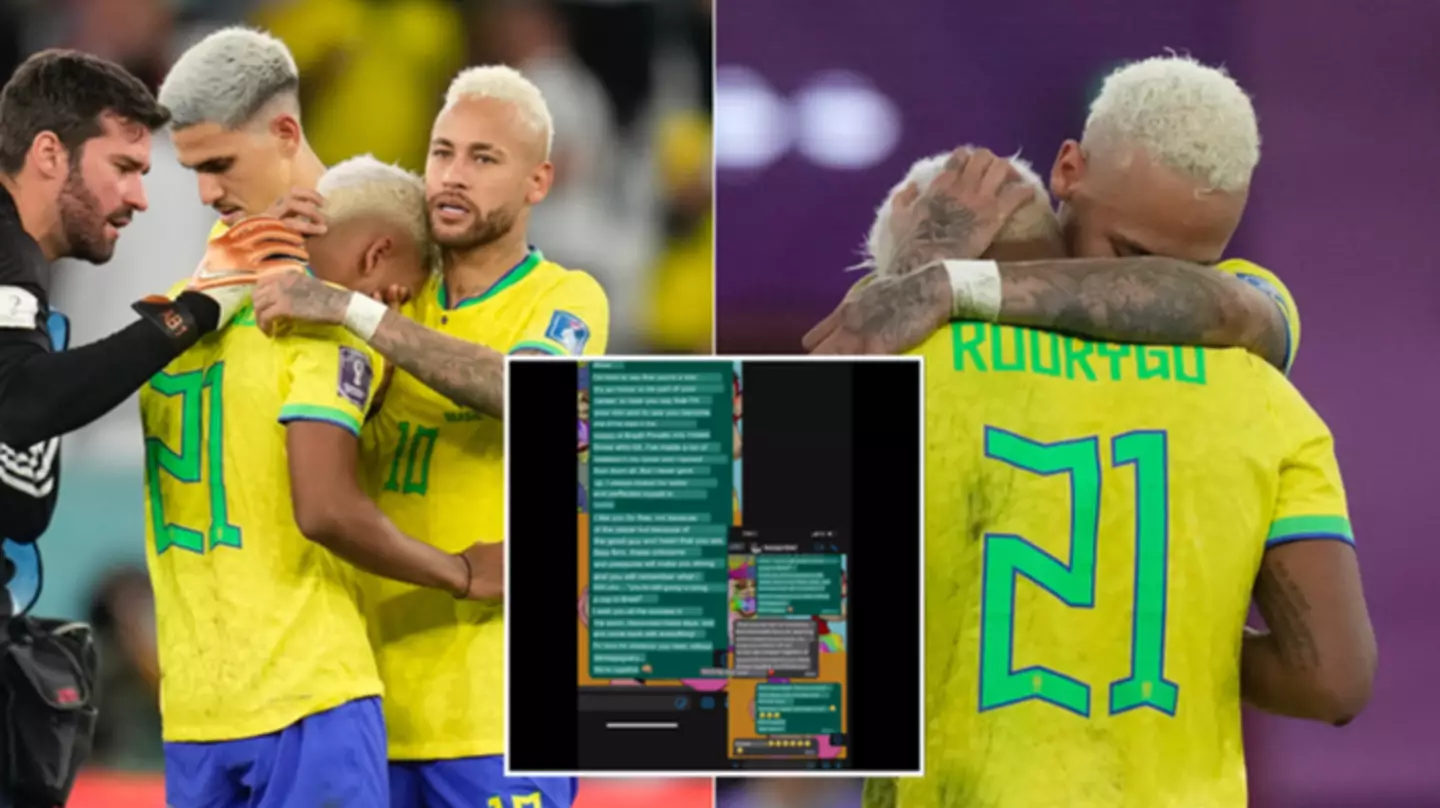 Neymar reveals supportive conversation he had with Rodrygo after World Cup elimination