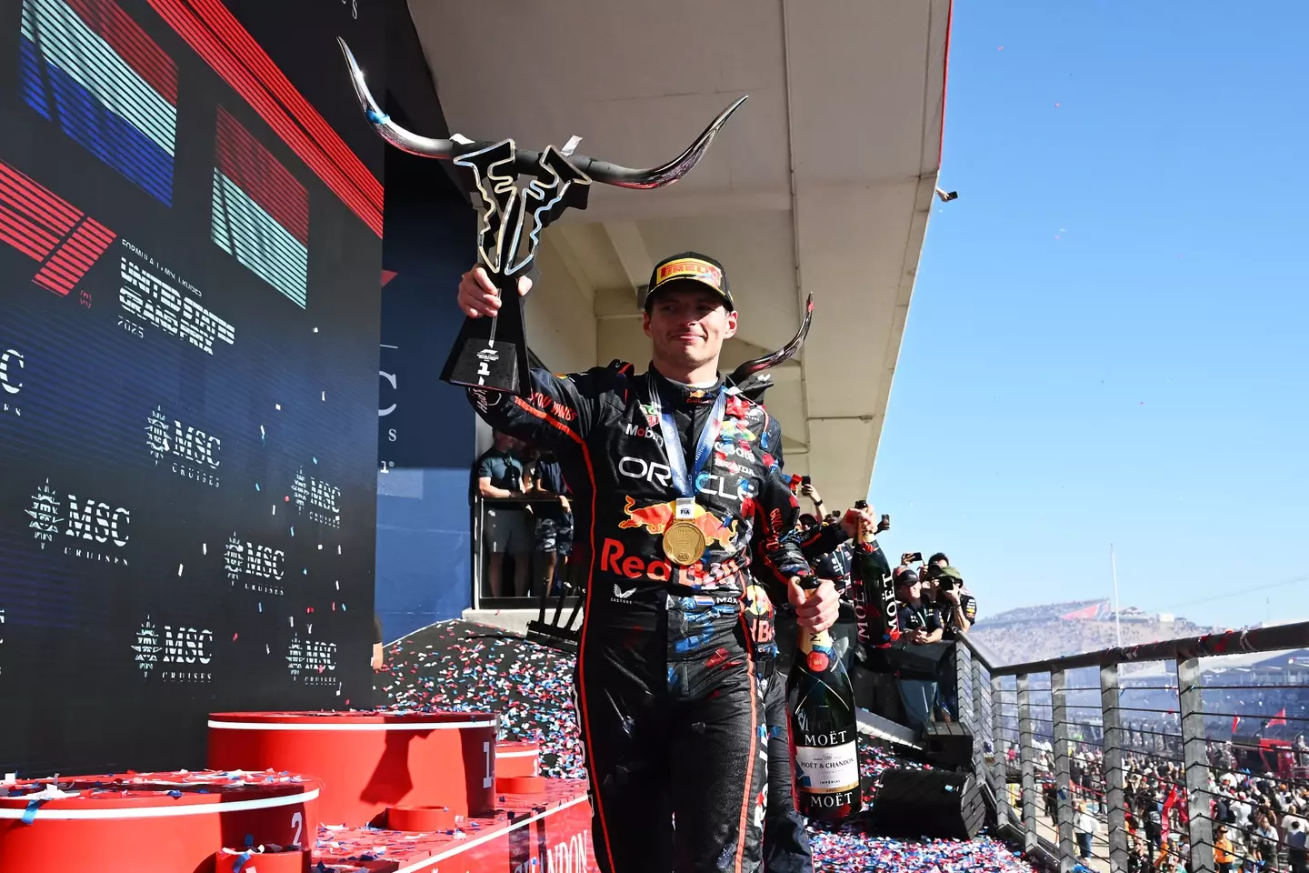 Max Verstappen has been caught up in a data breach. (Image: Getty)