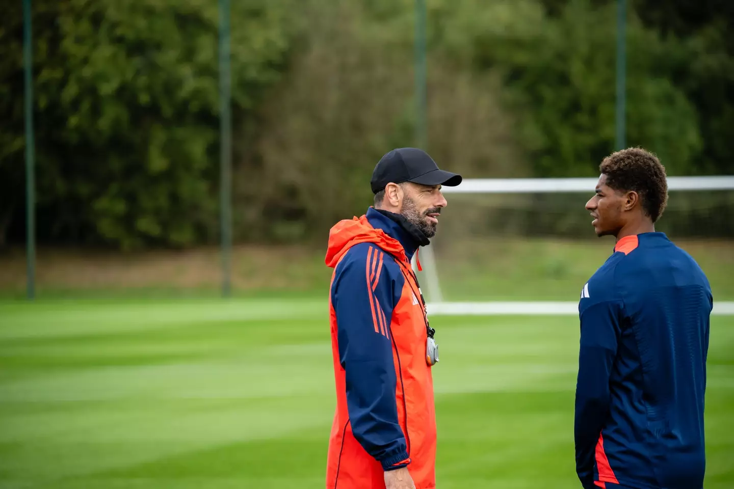 Ruud van Nistelrooy briefly managed Marcus Rashford. Image: Getty