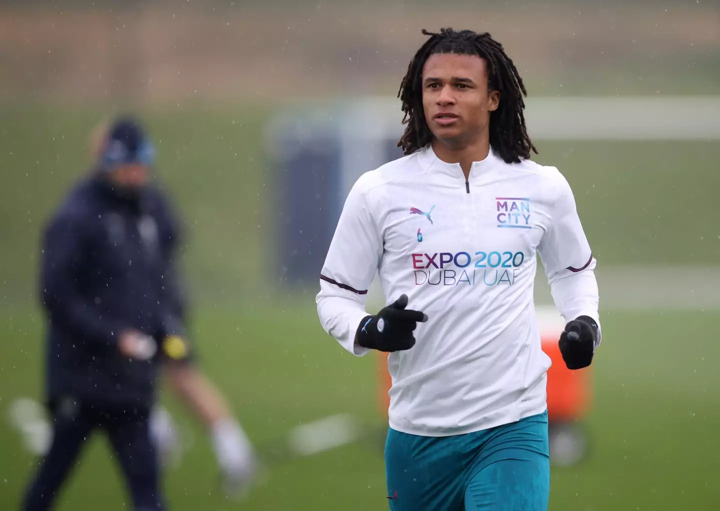 Nathan Ake in Manchester City training (Image: Alamy)