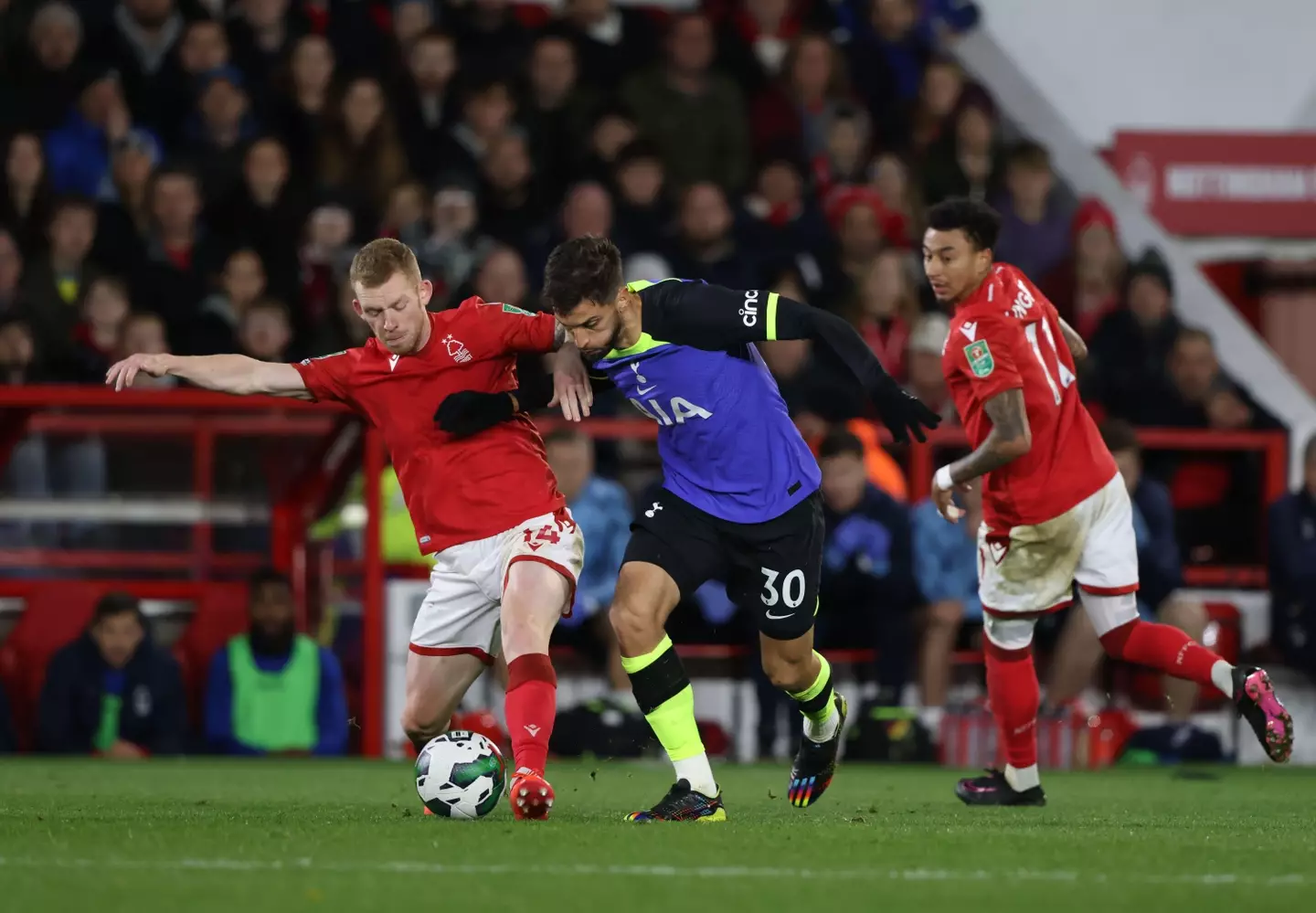 Lewis O'Brien has made 17 appearances for Forest this season. Image credit: Alamy