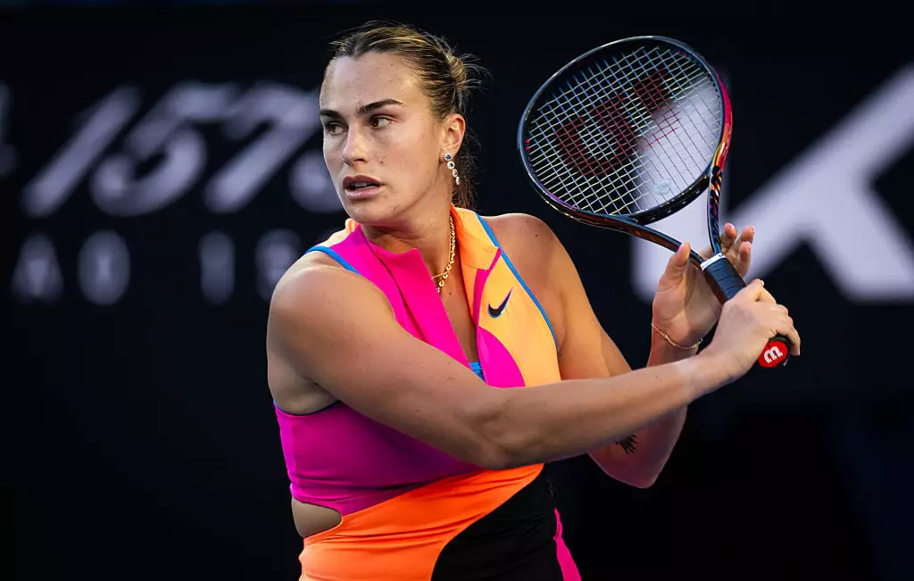 Aryna Sabalenka in action at the Australian Open (Credit:Getty)