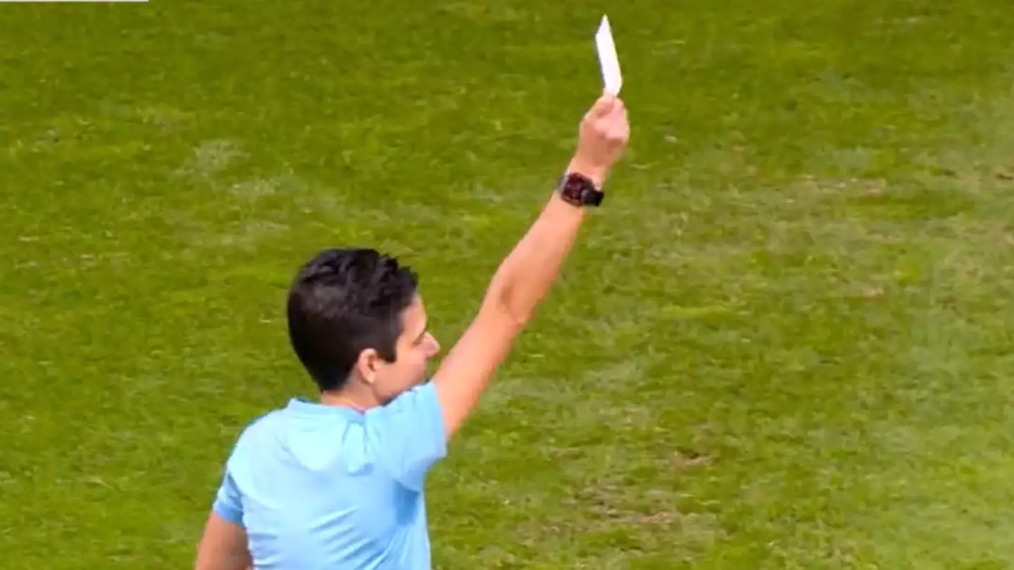 Football has extremely rare white card that's only been shown to players a handful of times