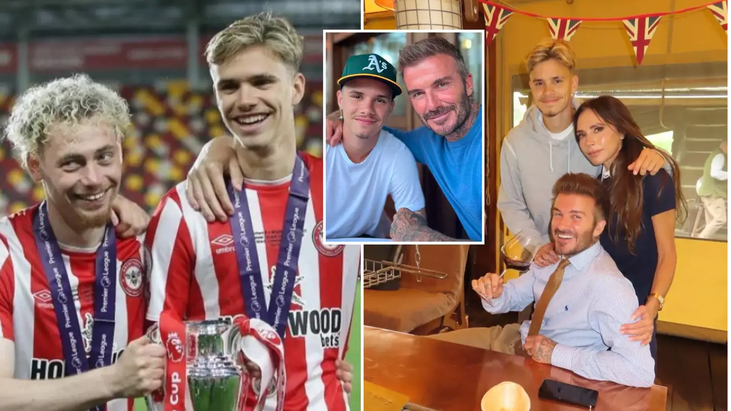 Romeo Beckham wins first professional trophy of his career but father David missed it
