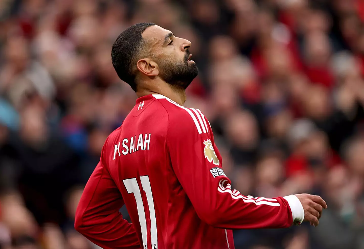 Mohamed Salah has received massive criticism for his performance against Manchester United. (Image: Liverpool FC/Liverpool FC via Getty Images)