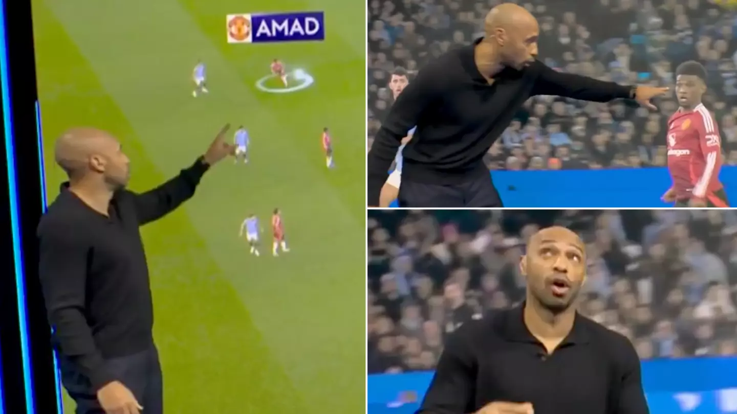 Thierry Henry spots detail nobody else did when analysing Amad Diallo’s goal against Man City and it’s mind-blowing