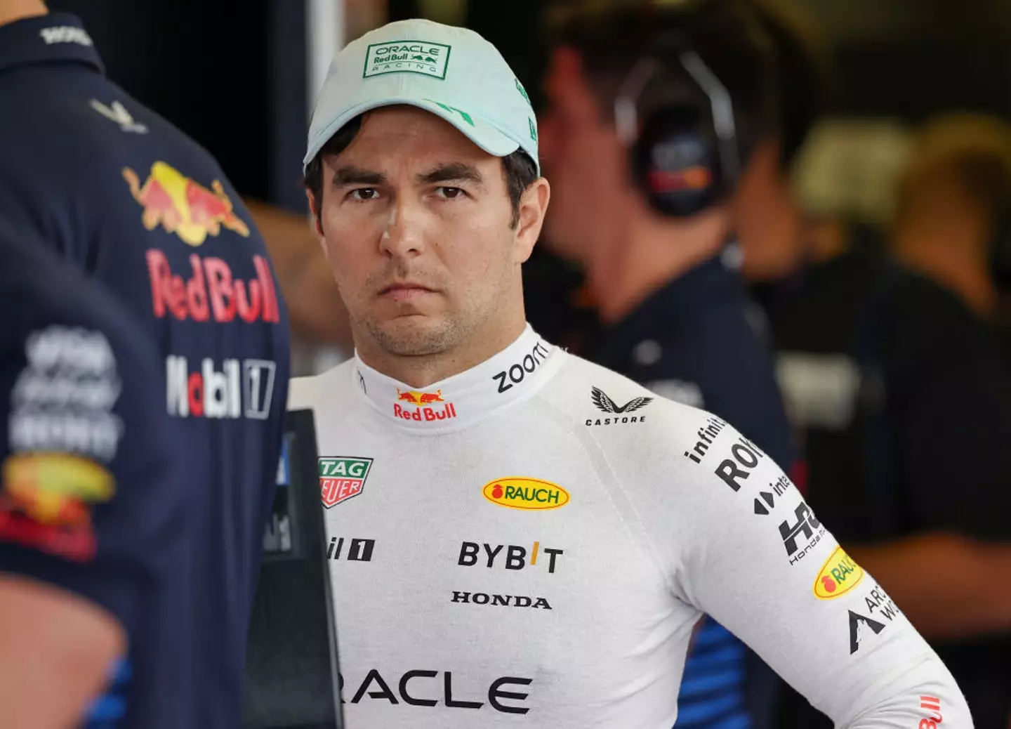 Red Bull's Sergio Perez pictured during the Mexico City Grand Prix race weekend -