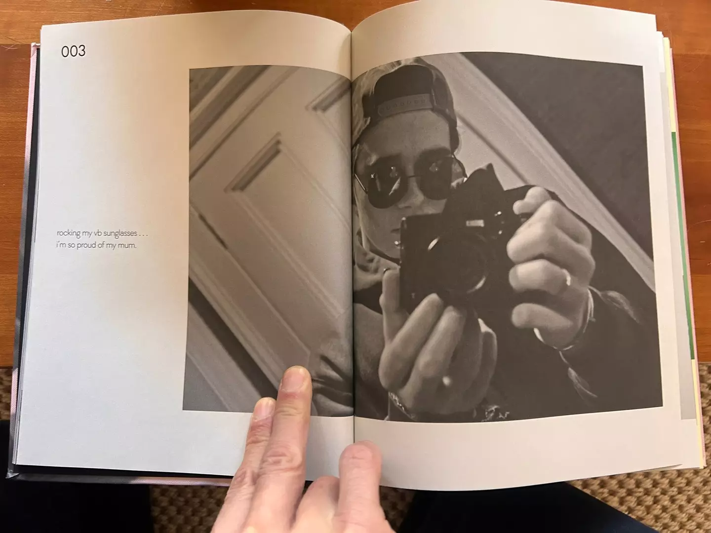 Brooklyn Beckham said he was 'so proud' of his mum, Victoria, in his 2017 photography book. Image: X/@Berlinger