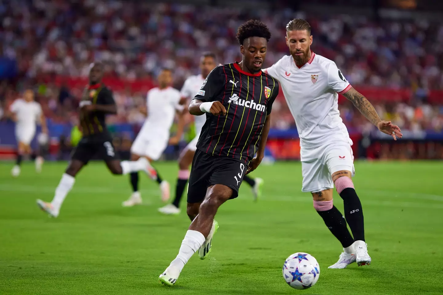 Elye Wahi has a potential rating of 88 on EA FC 24 career mode. Image credit: Getty