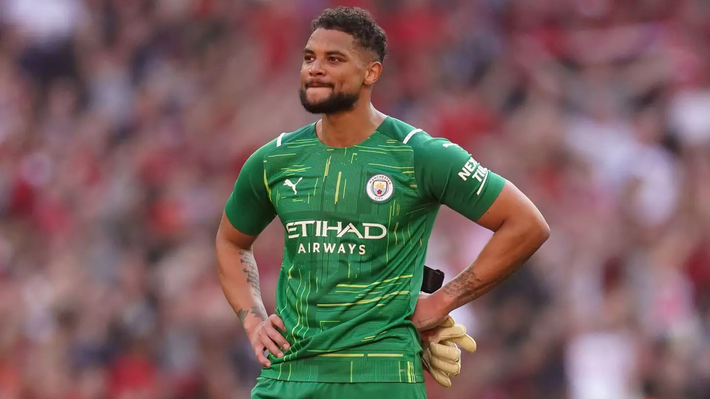 Zack Steffen in action for Manchester City in last season's FA Cup semi-final at Wembley (Image: Alamy)