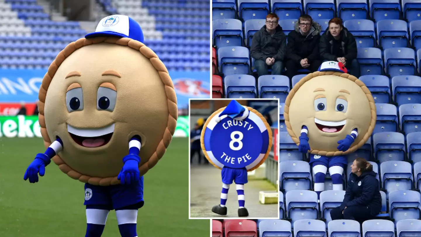 Wigan Athletic Are Looking For Someone To Be Their New Mascot: Crusty The Pie