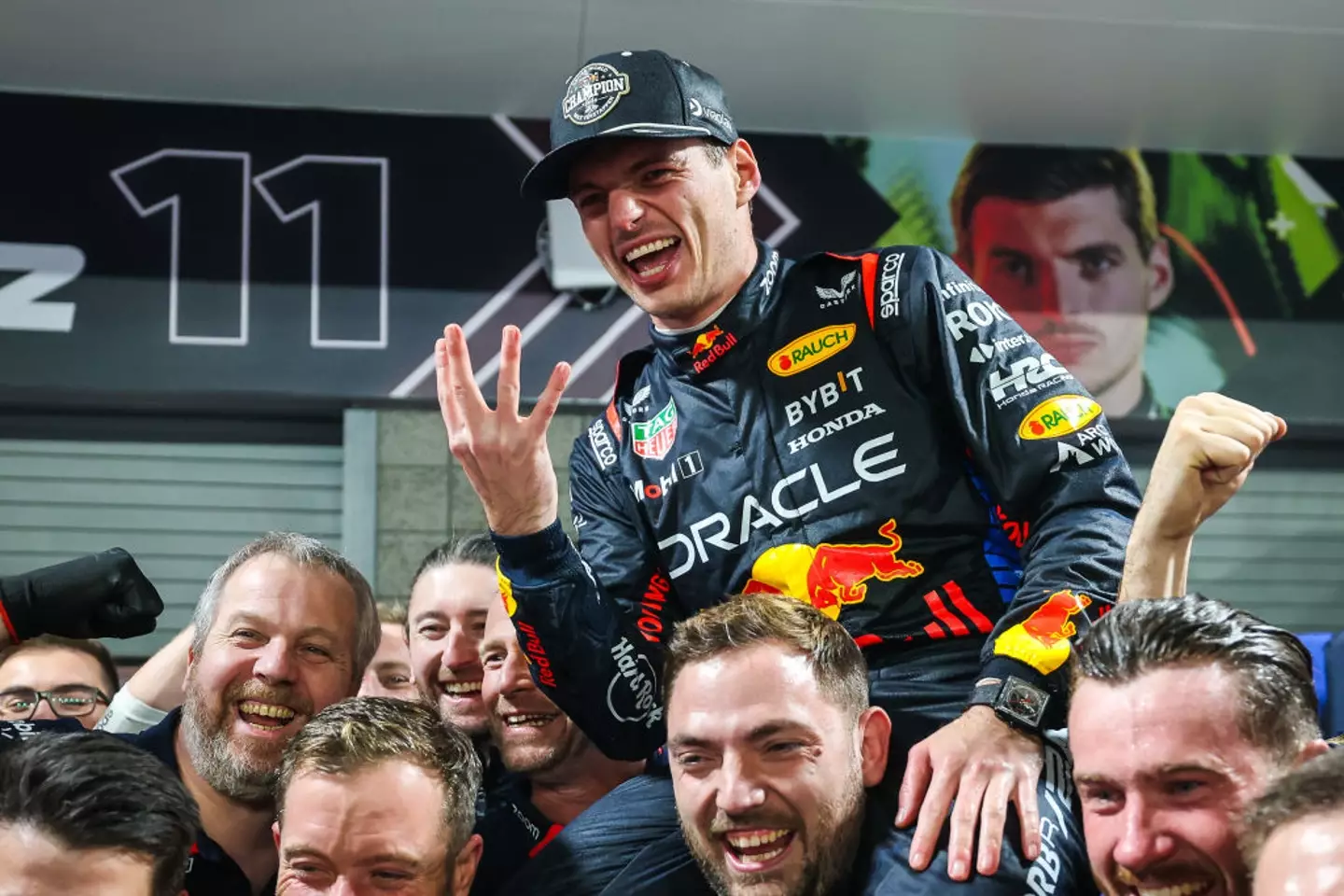 Max Verstappen secured his fourth World Drivers' Championship after last year's Vegas Grand Prix. (Image: Kym Illman/Getty Images)