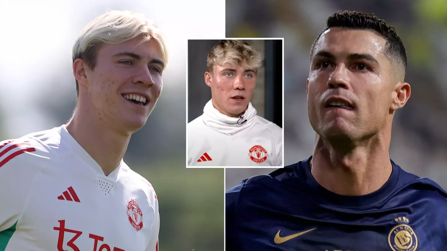 Rasmus Hojlund explains why he believes Cristiano Ronaldo is the GOAT, not Lionel Messi