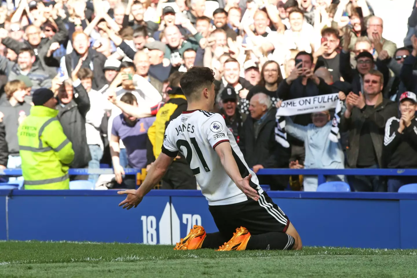 Fulham fans have had plenty to celebrate this season. Image: Alamy