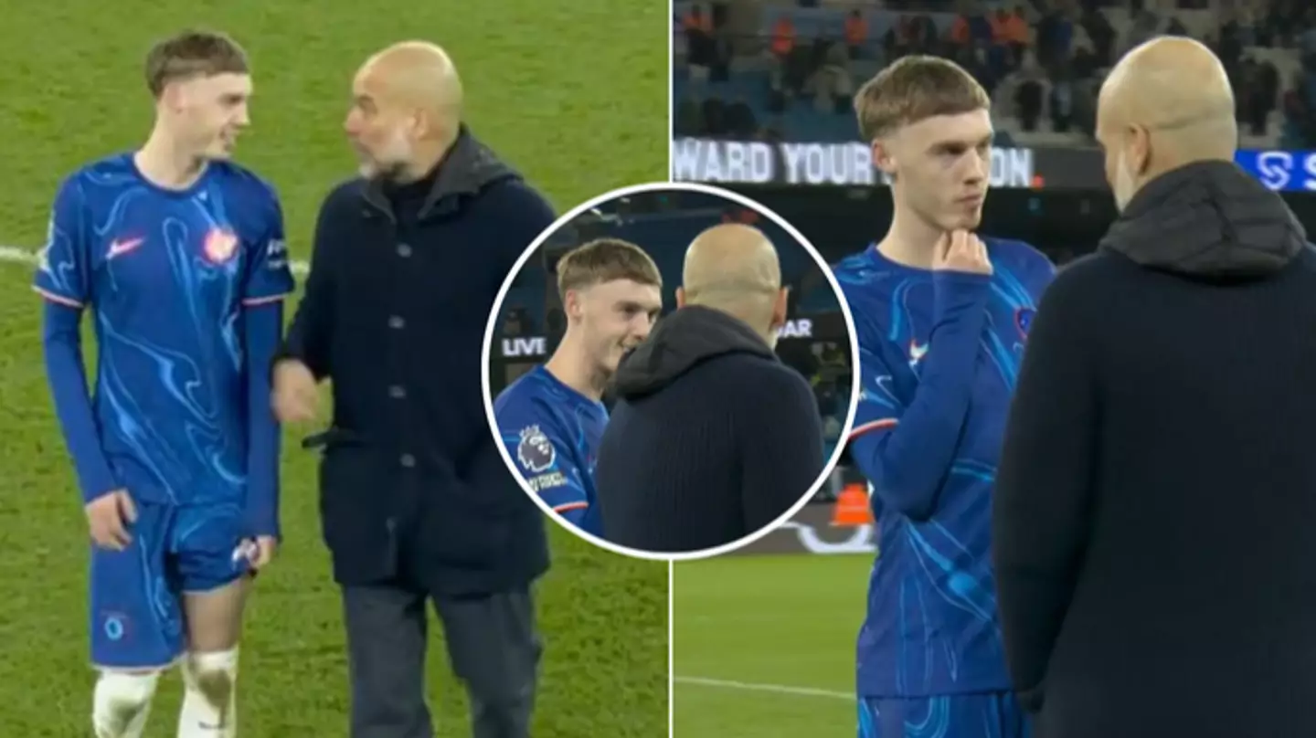 Body language expert makes bold claim about Pep Guardiola and Cole Palmer's viral moment after Man City beat Chelsea