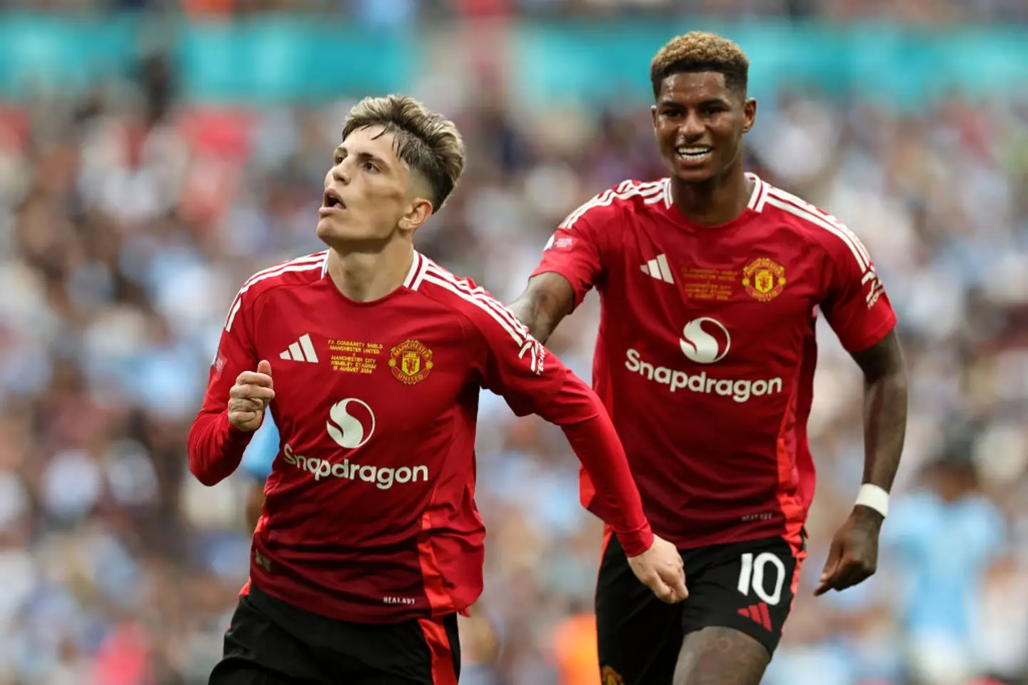 Alejandro Garnacho and Marcus Rashford (Credit:Getty)