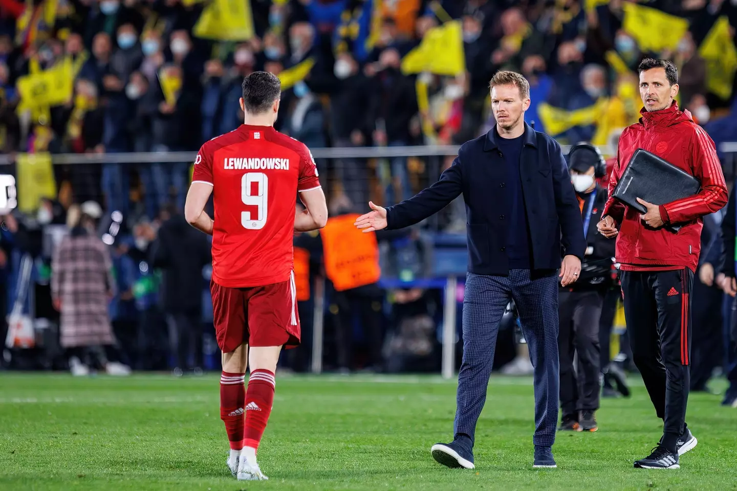 Lewandowski's relationship with Nagelsmann doesn't sound like the best. Image: Alamy