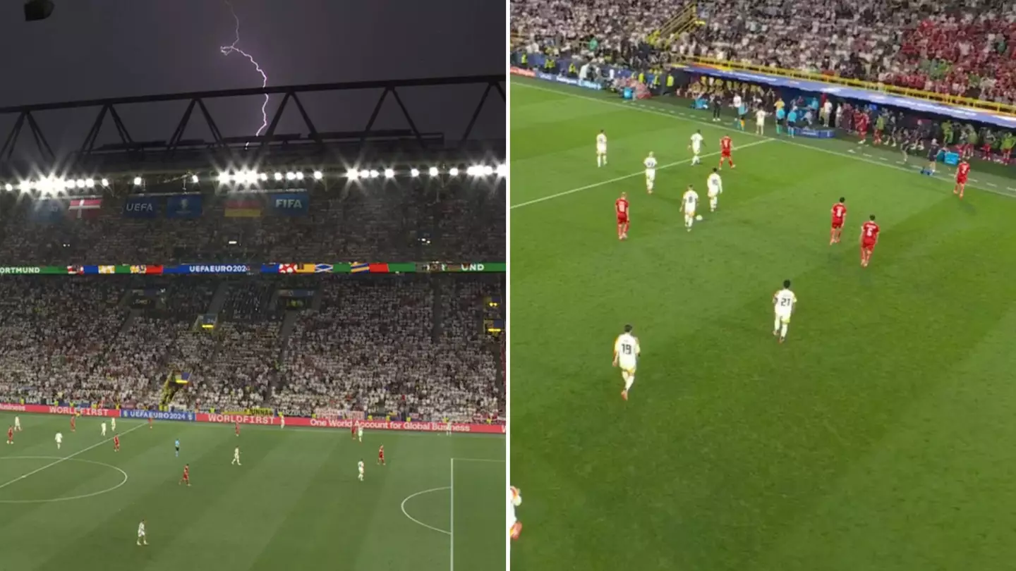 Germany and Denmark's last-16 tie at Euro 2024 suspended in unprecedented scenes
