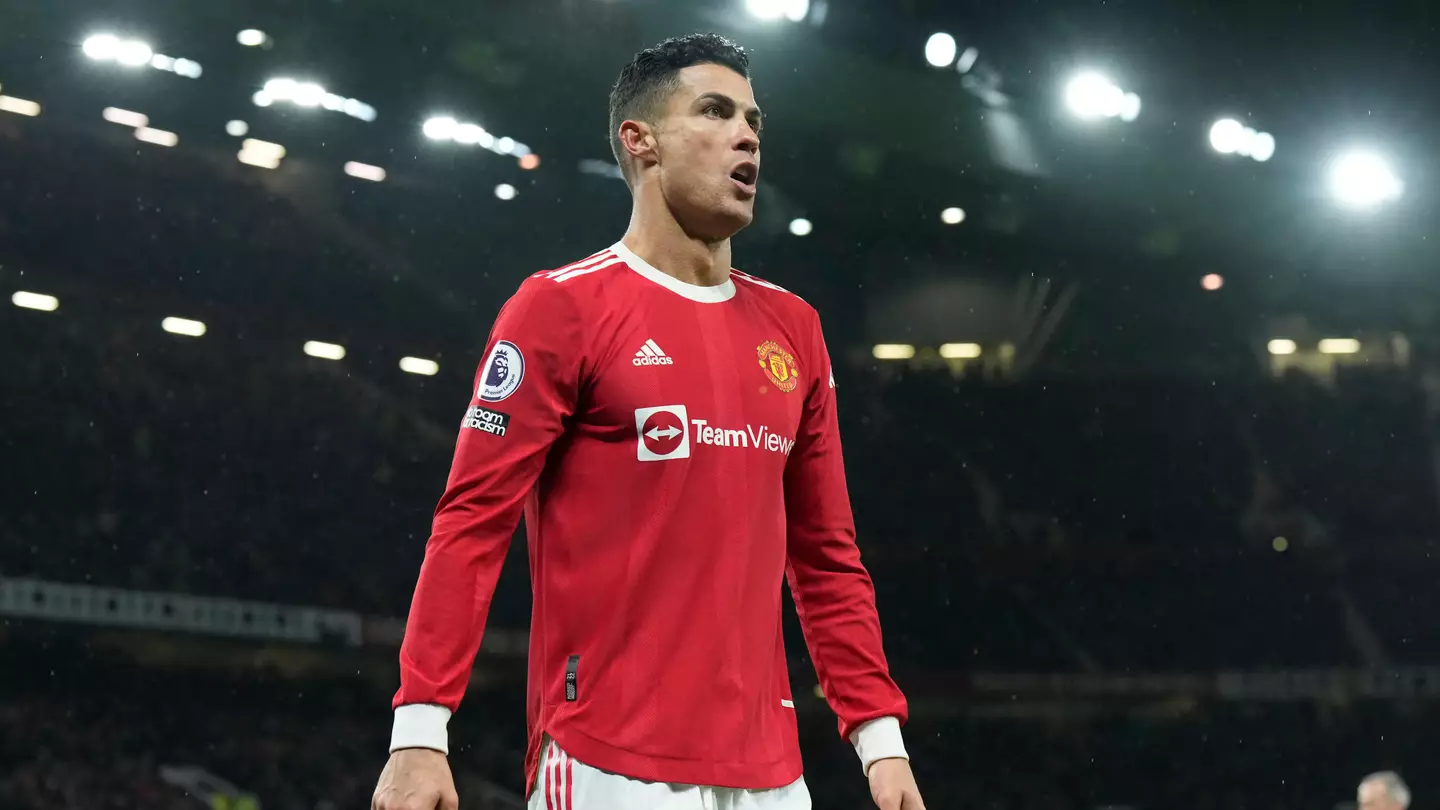 Cristiano Ronaldo at Old Trafford. (Alamy)