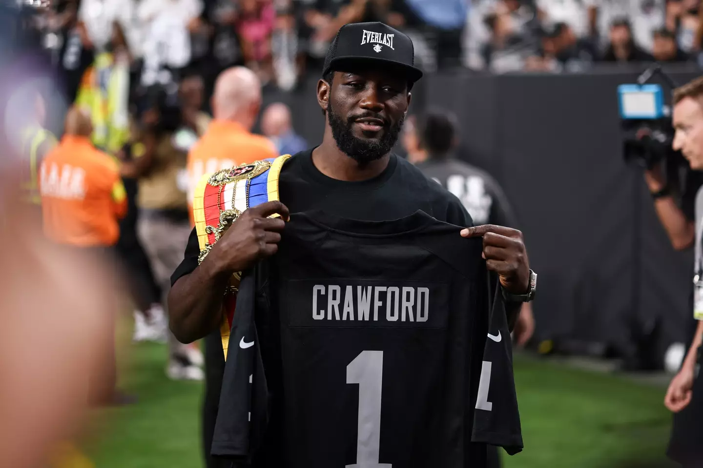 Terence Crawford beat Canelo Alvarez earlier in the month. Image: Getty