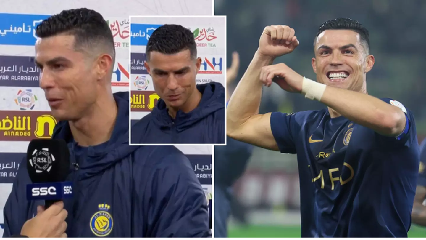 Cristiano Ronaldo gave brilliant interview after being named top scorer in the world for 2023