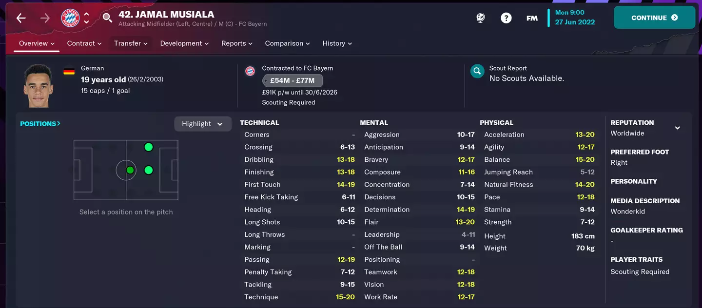 Image credit: Football Manager 2023 beta