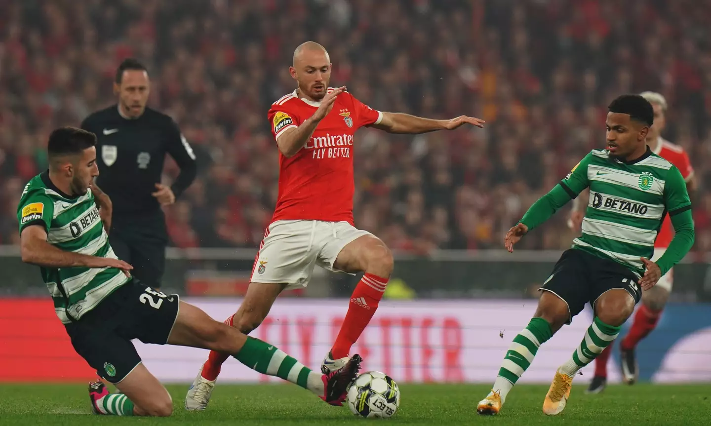 Goncalo Inacio and Marcus Edwards at Sporting (Image: Getty)