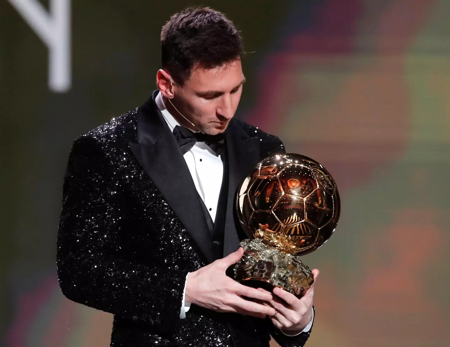 Messi has won the award seven times now. Image: PA Images
